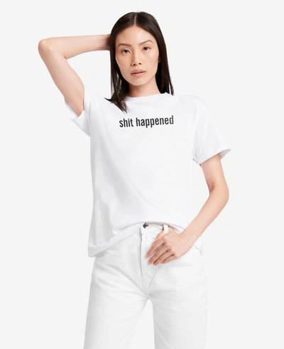 Shop Kenneth Cole Site Exclusive! Shit Happened T-shirt In White