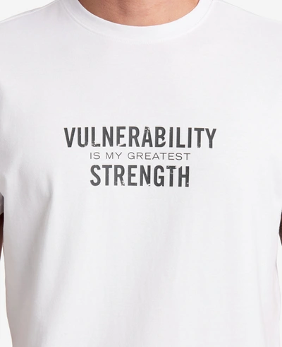 Shop Kenneth Cole Site Exclusive! Vulnerability / Strength T-shirt In White