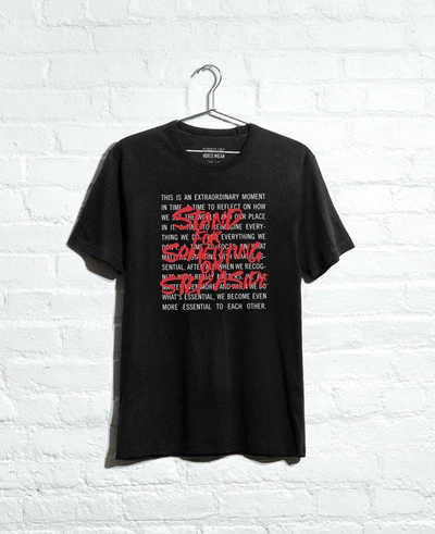 Shop Kenneth Cole Site Exclusive! Stand For Something T-shirt In Black