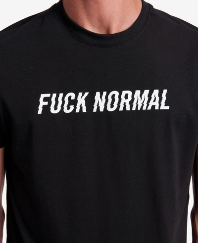 Kenneth Cole Site Exclusive! F Normal T-shirt In Black