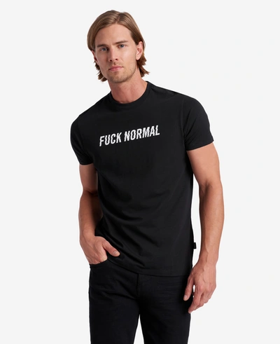 Kenneth Cole Site Exclusive! F Normal T-shirt In Black