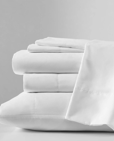 Shop Kenneth Cole Solution Solid Sheet Set In White