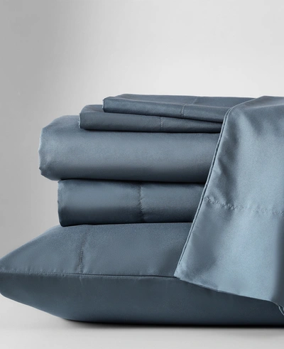 Shop Kenneth Cole Solution Solid Sheet Set In Blue