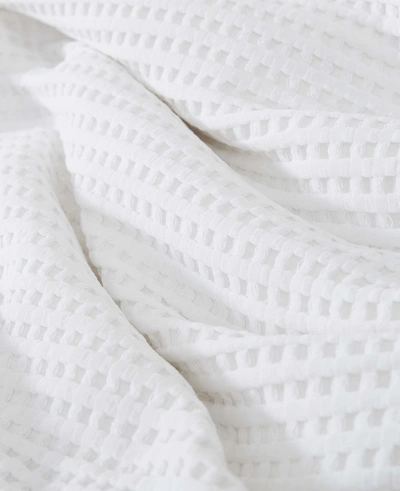 Shop Kenneth Cole Reversible Solid White Waffle Comforter Set