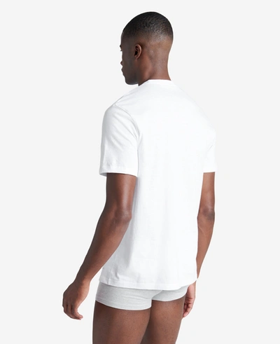 Shop Kenneth Cole Cotton Crew Neck Undershirt 3-pack In White