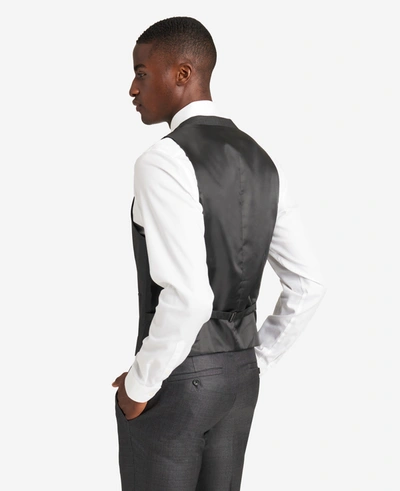 Kenneth Cole Ready Flex Slim-fit Suit Separate Vest In Gunmetal