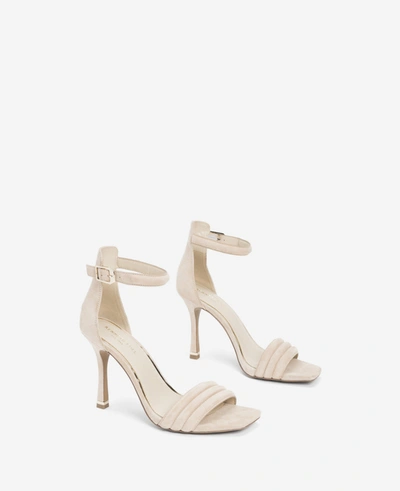 Shop Kenneth Cole Hart Ankle Strap Heeled Sandal In Buff