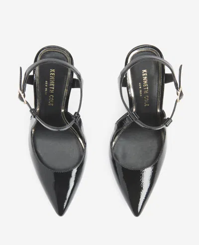 Kenneth Cole Women's Romi Pointed Toe High Heel Slingback Pumps In Black