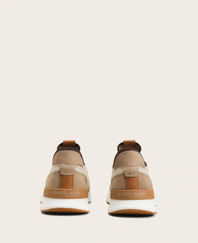 Shop Gentle Souls Laurence Jogger Sneaker In Taupe