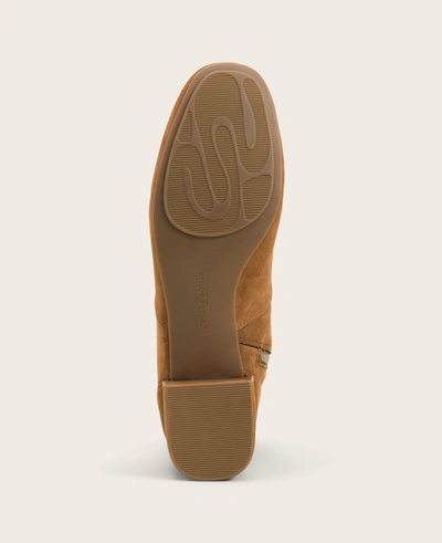 Gentle Souls Ella Leather Stretch Bootie In Cognac