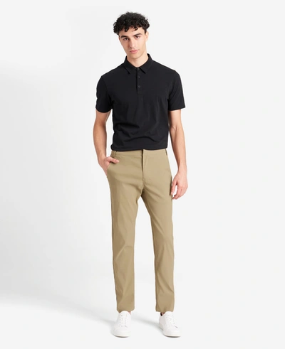 Kenneth Cole Slim Fit Tech Chino Pant In Light Brown
