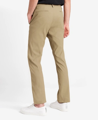 Kenneth Cole Slim Fit Tech Chino Pant In Light Brown