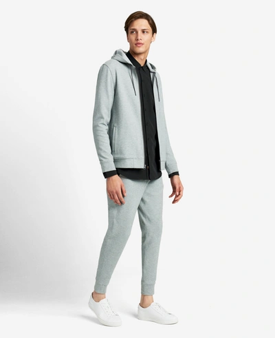 Kenneth Cole Stretch Solid Button-down Shirt In Black