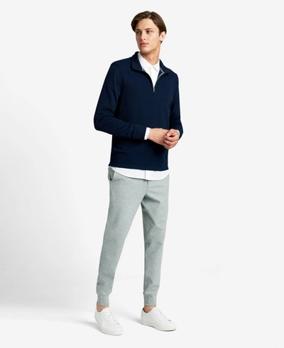 Kenneth Cole Stretch Solid Button-down Shirt In White