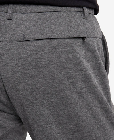 Kenneth Cole Knit Tailored Pant In Black Heather