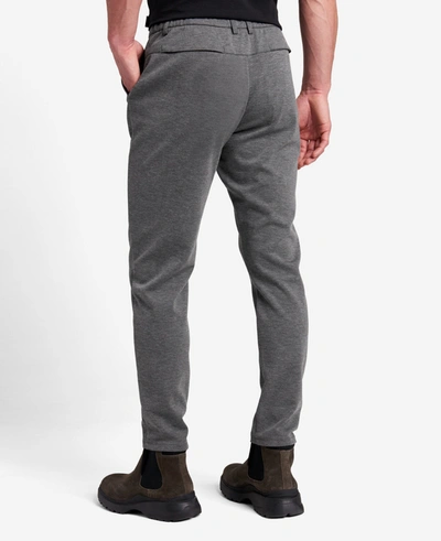 Kenneth Cole Knit Tailored Pant In Black Heather