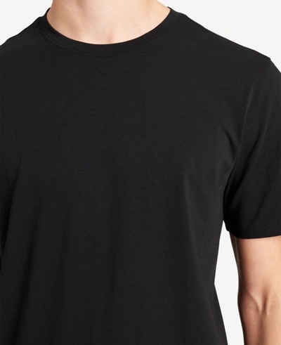 Shop Kenneth Cole The Performance Crew Neck T-shirt In Black