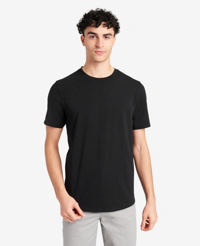 Kenneth Cole Essential Stretch Crew Neck T-shirt In Black
