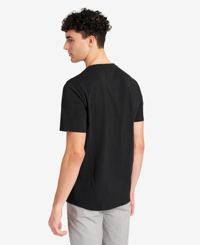 Shop Kenneth Cole The Performance Crew Neck T-shirt In Black