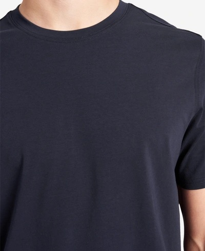 Kenneth Cole Essential Stretch Crew Neck T-shirt In Navy