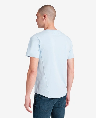 Shop Kenneth Cole The Performance Crew Neck T-shirt In Light Blue