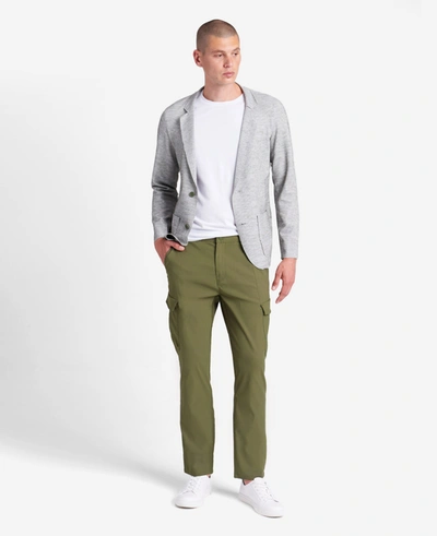 Kenneth Cole Slim Fit Cargo Pant In Green