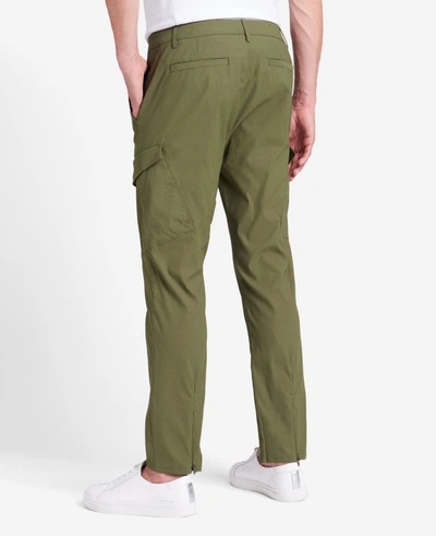 Kenneth Cole Slim Fit Cargo Pant In Green
