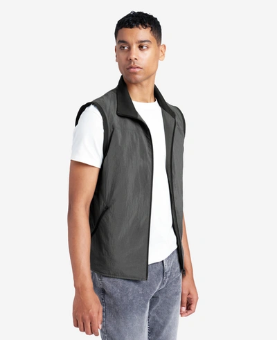 Kenneth Cole Lightweight Water-resistant Vest In Charcoal