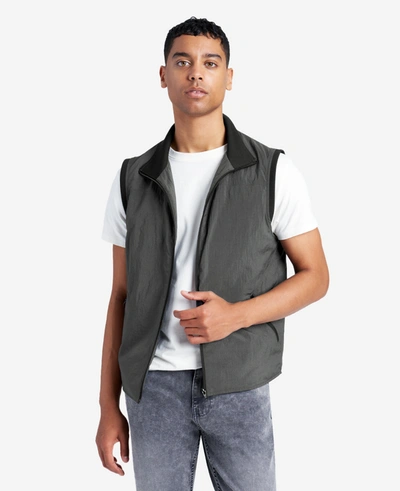 Kenneth Cole Lightweight Water-resistant Vest In Charcoal
