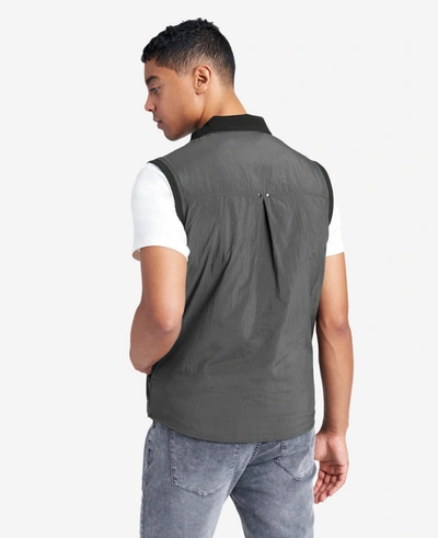 Kenneth Cole Lightweight Water-resistant Vest In Charcoal