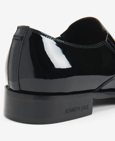 Shop Kenneth Cole Site Exclusive! Tully Patent Slip-on Oxford Shoe With Techni-cole In Black