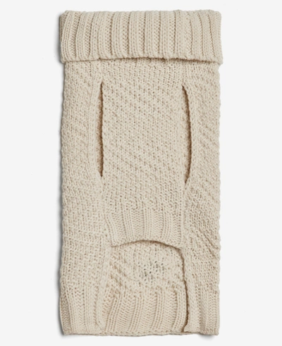 Shop Kenneth Cole Cable Knit Dog Sweater In Gray