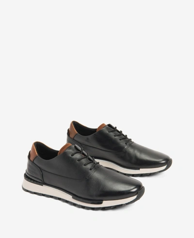 Shop Kenneth Cole Kev Leather Lace-up With Techni-cole In Black,grey