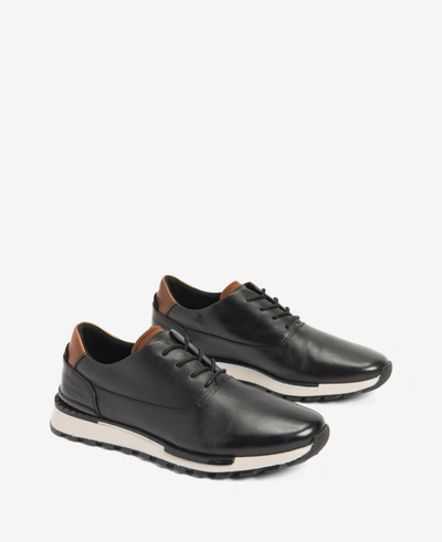 Kenneth Cole Kev Leather Lace-up With Techni-cole In Black,grey