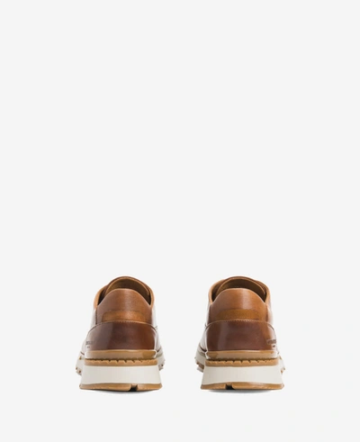 Kenneth Cole Kev Leather Lace-up With Techni-cole In Cognac