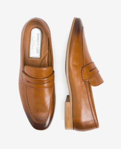 Shop Kenneth Cole Reflex Loafer With Techni-cole In Cognac