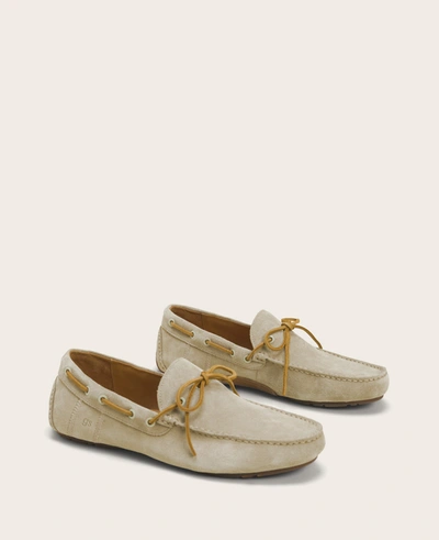Shop Gentle Souls Nyle Leather Driver Boat Shoe In Taupe