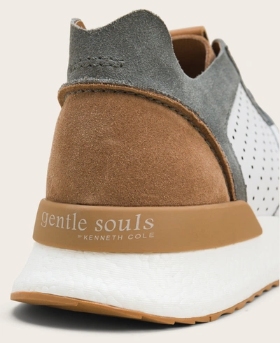 Shop Gentle Souls - The Laurence Jogger Sneaker In Light Grey Multi