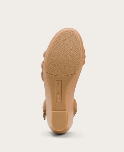 Shop Gentle Souls Viki Leather Platform Wedge Sandal In Multicolor