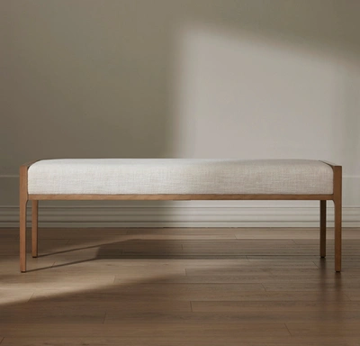 Shop Boll & Branch Organic Upholstered Bench