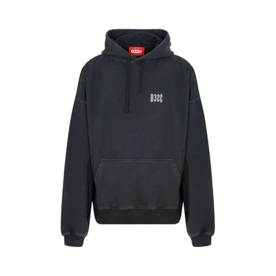 Shop 032c Kepler System Bubble Hoodie Sweatshirt In Black