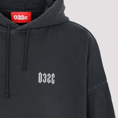 Shop 032c Kepler System Bubble Hoodie Sweatshirt In Black