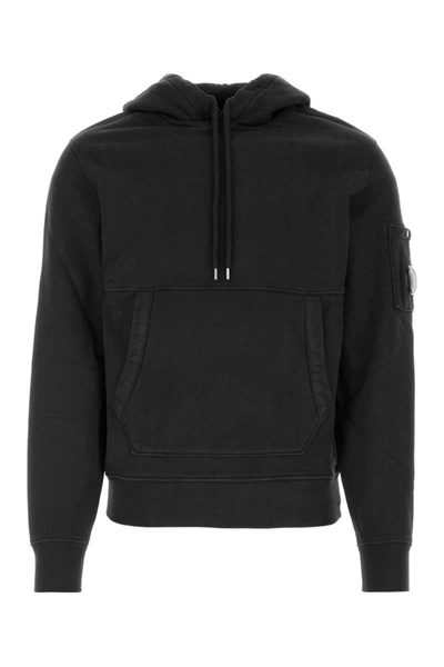 Shop C.p. Company Sweatshirts In Black