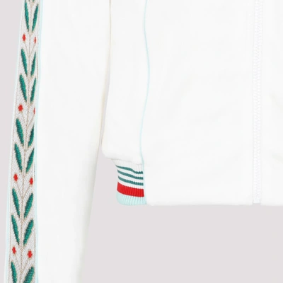 Shop Casablanca Piping Track Jacket In White