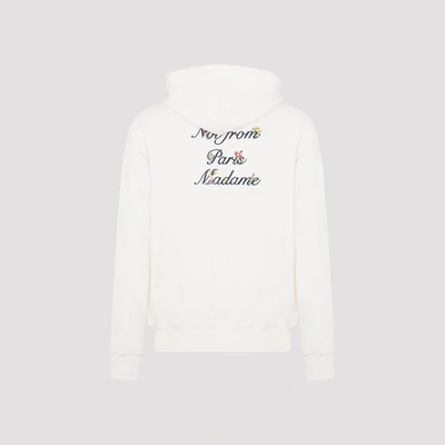 Shop Drôle De Monsieur Le Hoodie Slogan À Fleurs Sweatshirt In White