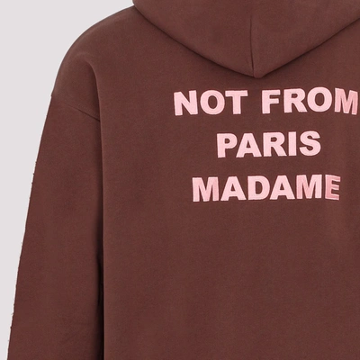 Shop Drôle De Monsieur Le Hoodie Slogan Sweatshirt In Pink &amp; Purple