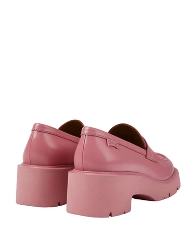 Shop Camper Loafers In Rose