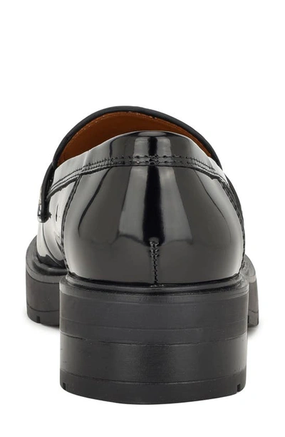 Shop Nine West Kipla Patent Loafer In Black Patent