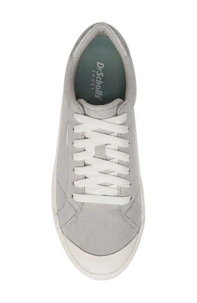 Dr. Scholl's Women's Time Off Lace Up Platform Sneakers In Grey