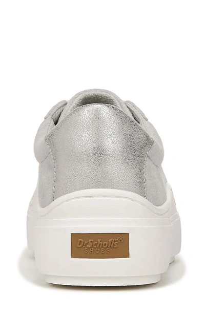 Dr. Scholl's Women's Time Off Lace Up Platform Sneakers In Grey